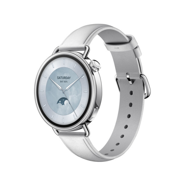Xiaomi Watch S4 41mm Leather Strap(White)