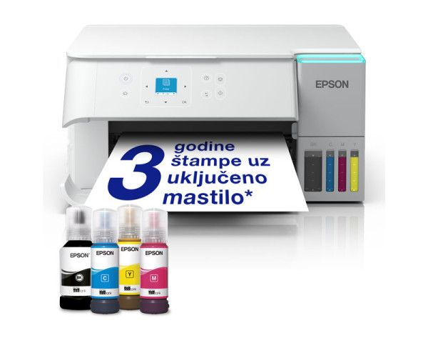 EPSON L4366 EcoTank wireless multifunkcijski inkjet štampač beli 