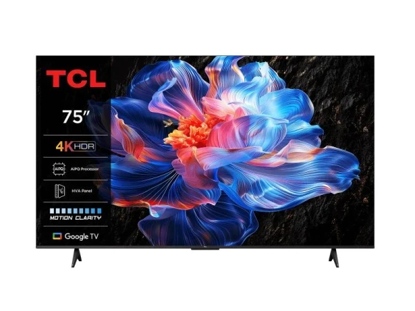 SMART  LED TV 75 TCL 7P6K 4K UHD60HzDolby AudioframelessGoogle TV