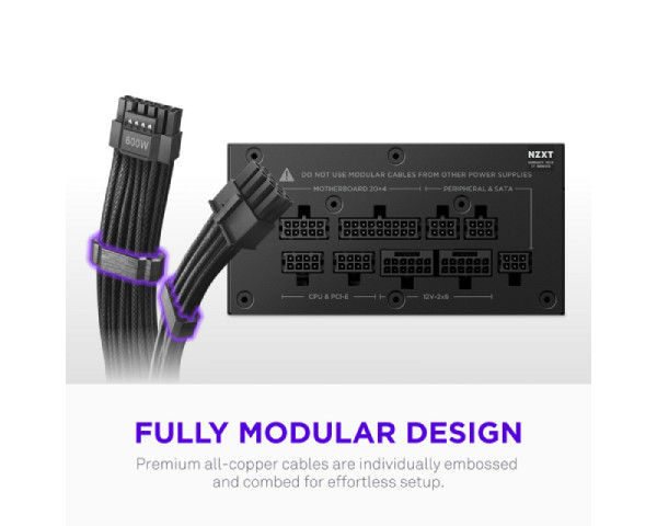 NZXT C850 Gold 850W (PS-8G1BB-EU) modularno napajanje 