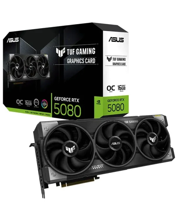 Graficka Karta Asus GeForce RTX 5080 TUF Gaming OC 16GB GDDR7 TUF-RTX5080-O16-G 3xDPHDMI