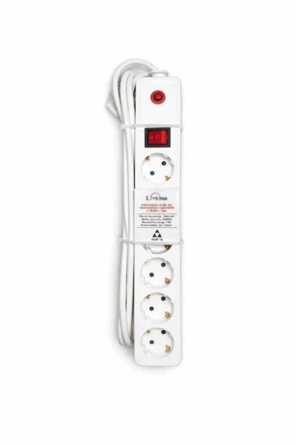 Produžni kabl Linkom 6r3m sa prekidacem i zaštitom 3x1,5mm