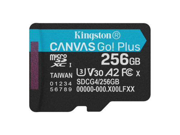 Memorije kartice KINGSTON SDCG4/256GBSP/Canvas Go! Plus/microSD/200/160MB/s  