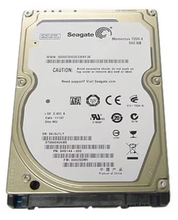 HDD 2.5 * 500GB ST9500420AS SEAGATE 7200rpm 16mb SATA 9.5mm