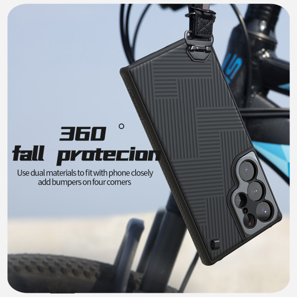 Futrola Nillkin Strap Case za Samsung S918B Galaxy S23 Ultra plava