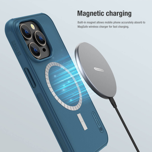 Futrola Nillkin Super Frost Pro Magnetic za iPhone 15 Pro Max (6.7) plava
