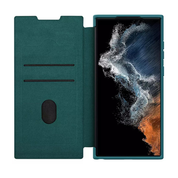 Futrola Nillkin Qin Pro za Samsung S918B Galaxy S23 Ultra zelena