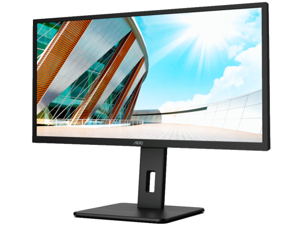 Monitor AOC Q32P2 31,5''IPS2560x144075Hz4ms GtGHDMIx2,DP,USBPivot,visinazvučniciVESAcrna