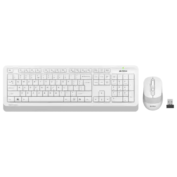 Bežična tastatura+miš A4 Tech FG1010 FSTYLER USB beli