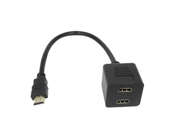 FAST ASIA Adapter HDMI - HDMI M2F (spliter) crni 