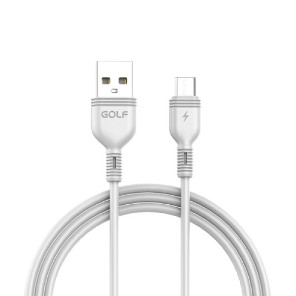 GOLF USB MICRO GC-75M 1m beli 2A
