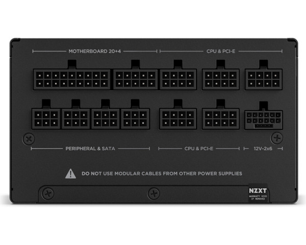 NZXT C850 Gold ATX 3.X 850W (PA-8G2BB-EU) modularno napajanje crno 